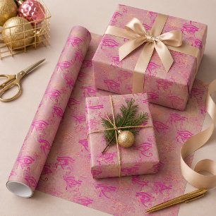 Papel De Regalo Hermoso Ojo de Horus Púrpura
