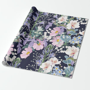 Papel De Regalo Hermoso patrón de primavera sin costura con flor s