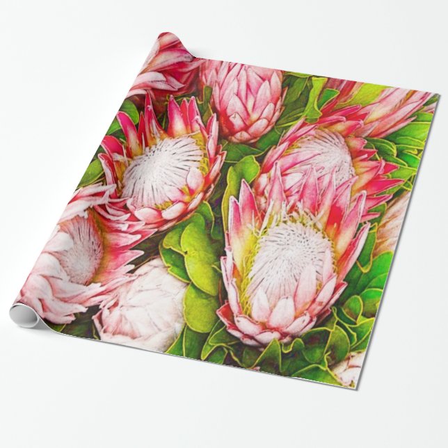 Papel De Regalo Hermoso patrón de protección de África (Desenrollado)