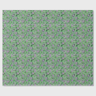 Papel De Regalo Hermoso patrón floral púrpura