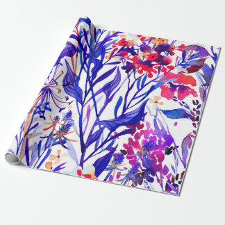 Papel De Regalo Hermoso patrón fluvial floral sin costuras