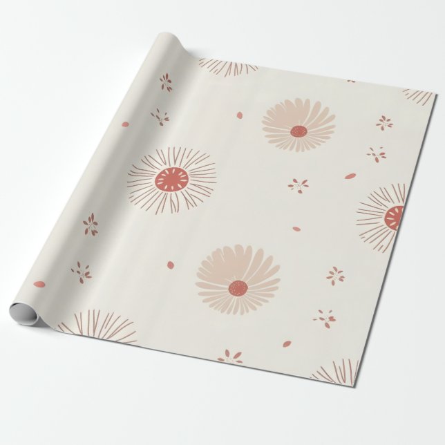 Papel De Regalo Hermoso sin costura (Desenrollado)