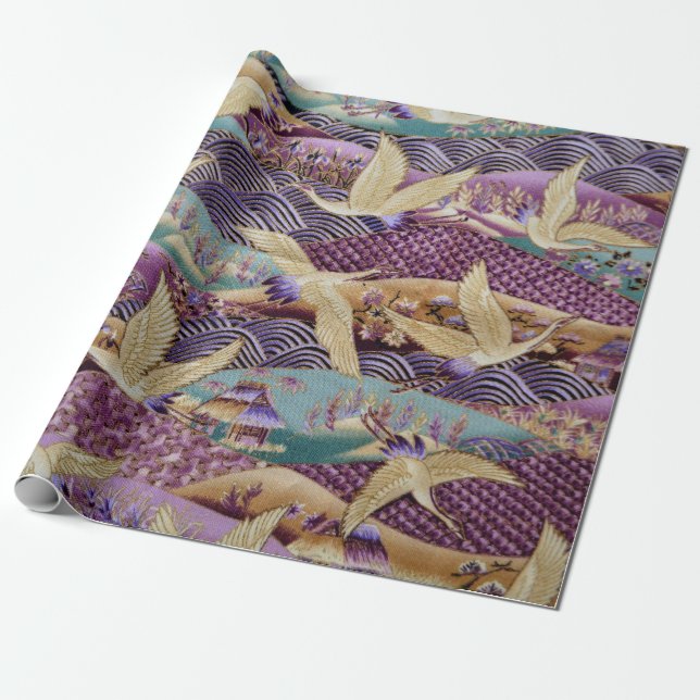 Papel De Regalo Hermoso tejido Oriental (Desenrollado)
