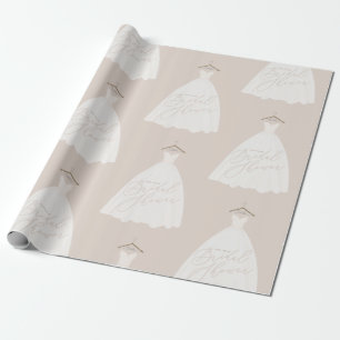 Papel De Regalo Hermoso vestido de novia ducha nupcial