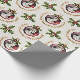 Papel De Regalo Hermosos adornos navideños victorianos