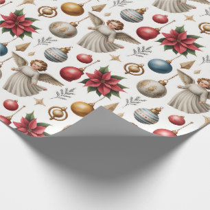 Papel De Regalo Hermosos adornos navideños victorianos