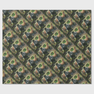 Papel De Regalo Hermosos caballos y Navidades rústicos de graneros