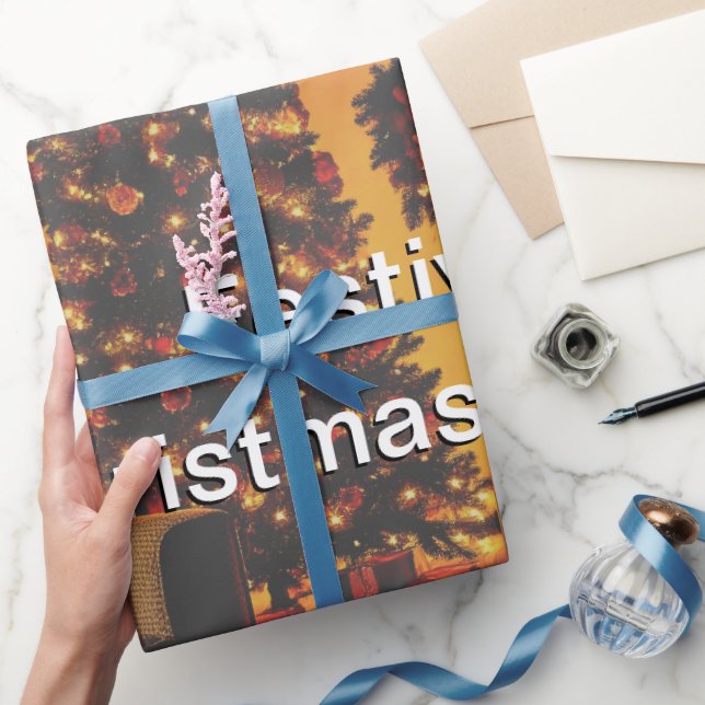 Papel De Regalo Hermosos Navidades festivos regalos de escena (Regalar)