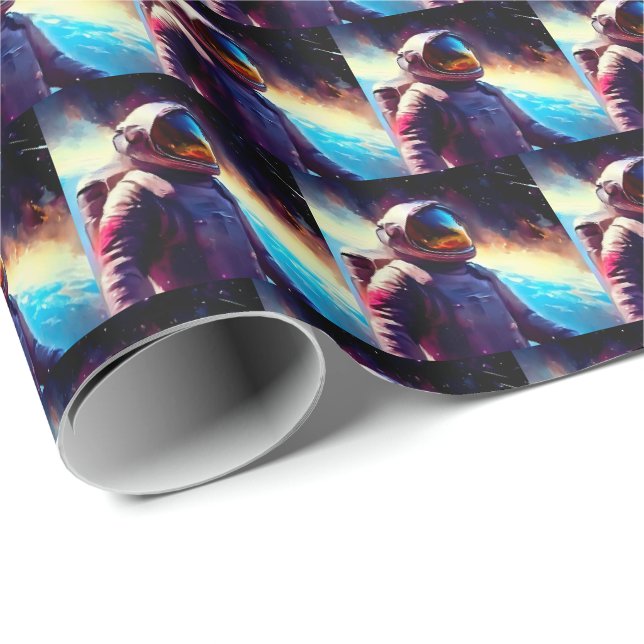 Papel De Regalo Héroe espacial SF 1 (Esquina del rollo)