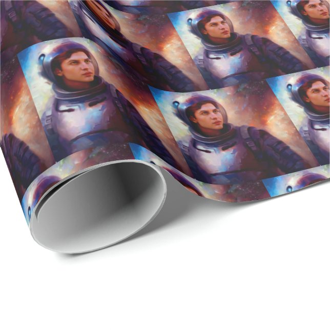 Papel De Regalo Héroe espacial SF 4 (Esquina del rollo)