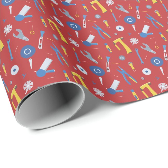 Papel De Regalo Herramientas (Esquina del rollo)