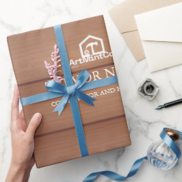 Papel De Regalo Herramientas de Carpintería y Mano de Obra de Cons