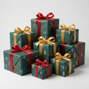 Papel de regalo Herramientas de costura de sastre