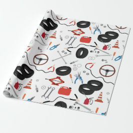 Papel De Regalo Herramientas mecánicas para automóviles