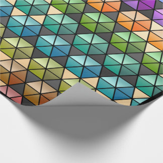 Papel De Regalo Hexagon Quilt (arcoiris cálido) v2