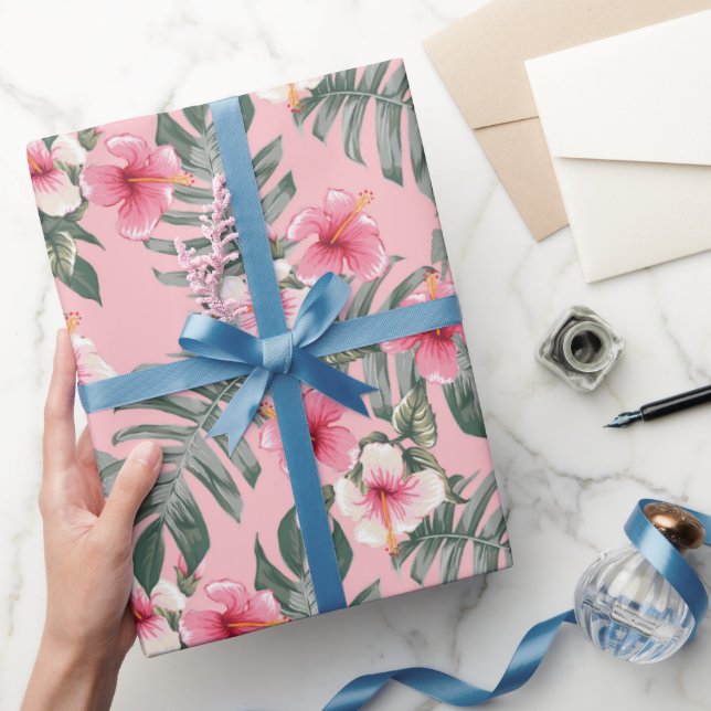 Papel De Regalo Hibisco de la Isla (Regalar)
