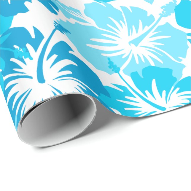 Papel De Regalo Hibisco épico Camo hawaiano floral (Esquina del rollo)