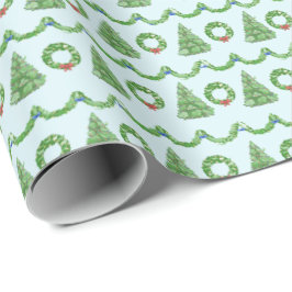 Papel De Regalo Hidden Animals Holiday Wrapping Paper