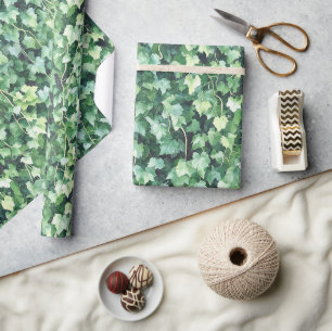 Papel De Regalo Hiedra Verde 