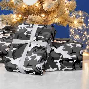 Papel De Regalo Hielo Camo del invierno