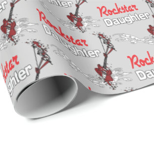 Papel De Regalo Hija Rockstar
