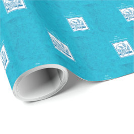 Papel De Regalo Hijo, Primera Comunión, Trigo, Uvas Azules