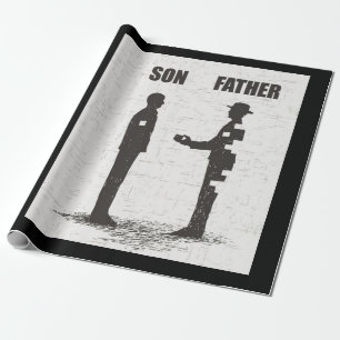 Papel De Regalo Hijo y padre