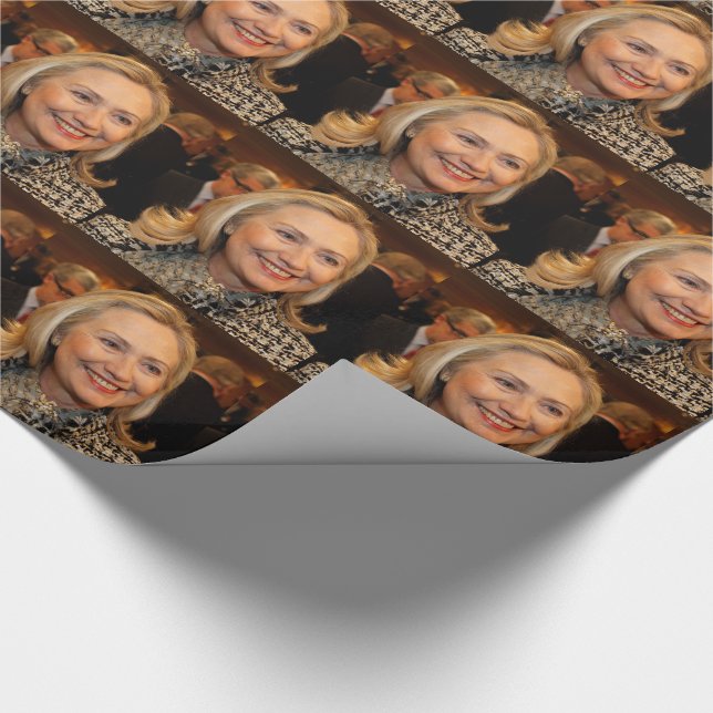Papel De Regalo Hillary Clinton (Esquina)