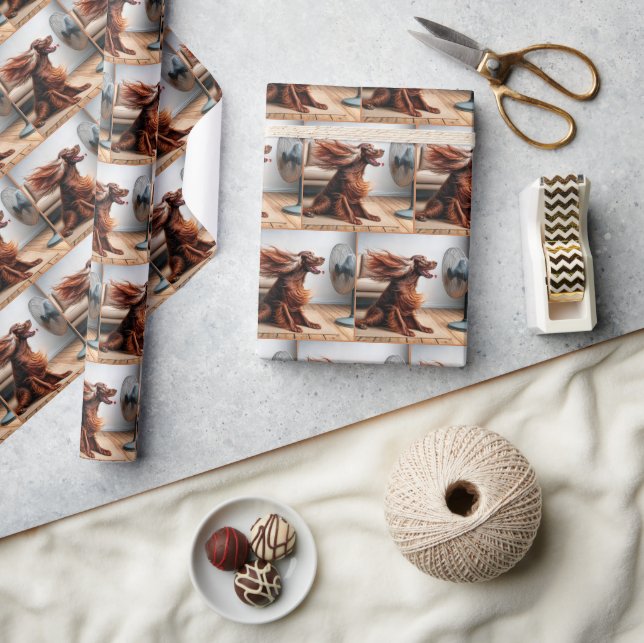 Papel De Regalo Hinchas irlandeses se enfrían (Artesanía)