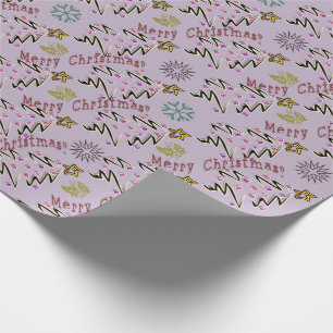 Papel De Regalo Hip Holidaze - Niebla Lavender