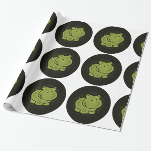 Papel De Regalo Hipopótamo lindo