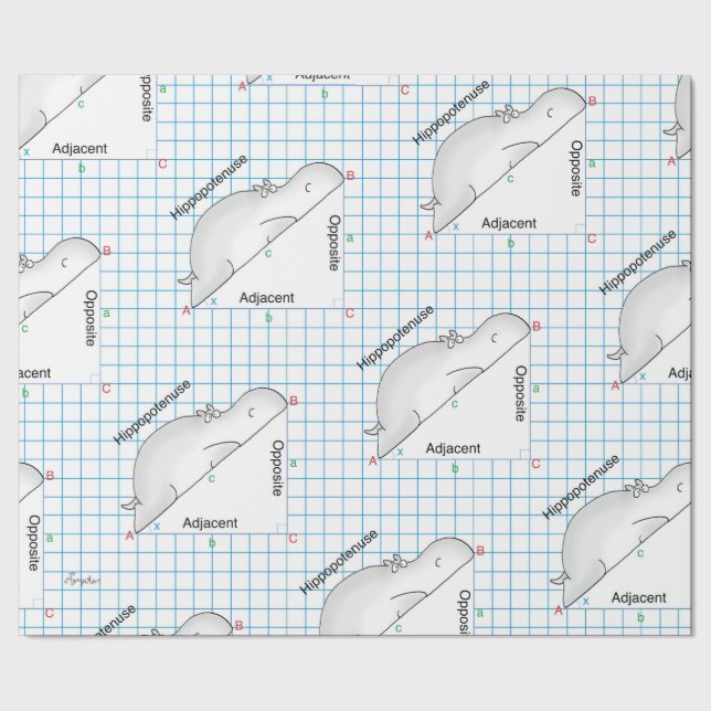 Papel De Regalo HIPPOTENUSE por Sandra Boynton (Costura)