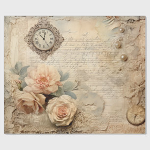 Papel De Regalo Historia antigua vintage 
