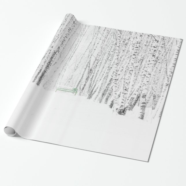 Papel De Regalo Historia de los Navidades blancos (Desenrollado)