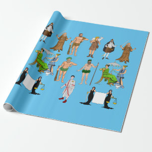 Papel De Regalo Historia fantástica Arte Personalizado de la diosa
