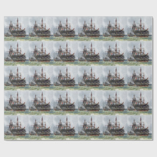 Papel De Regalo HMS Implacable un barco de tercera categoría de 74