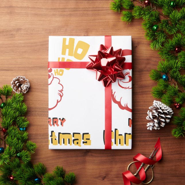 Papel De Regalo Ho Ho Ho Ho (Regalo de vacaciones)