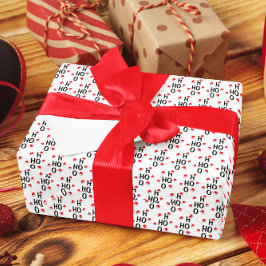 Papel De Regalo Ho Ho Ho Ho: Feliz Navidad
