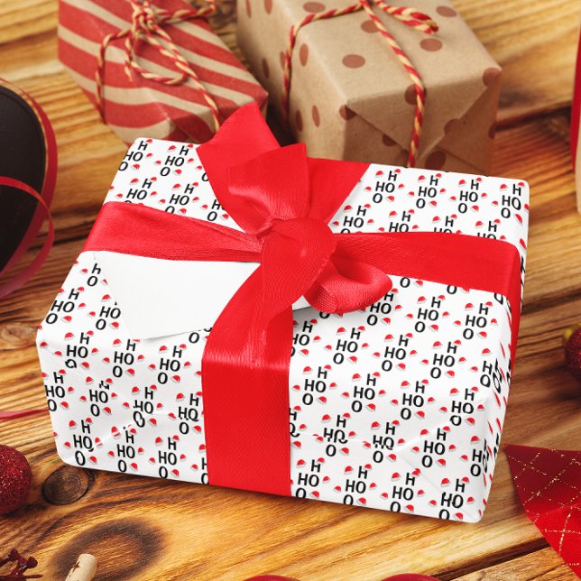 Papel De Regalo Ho Ho Ho Ho: Feliz Navidad (Subido por el creador)