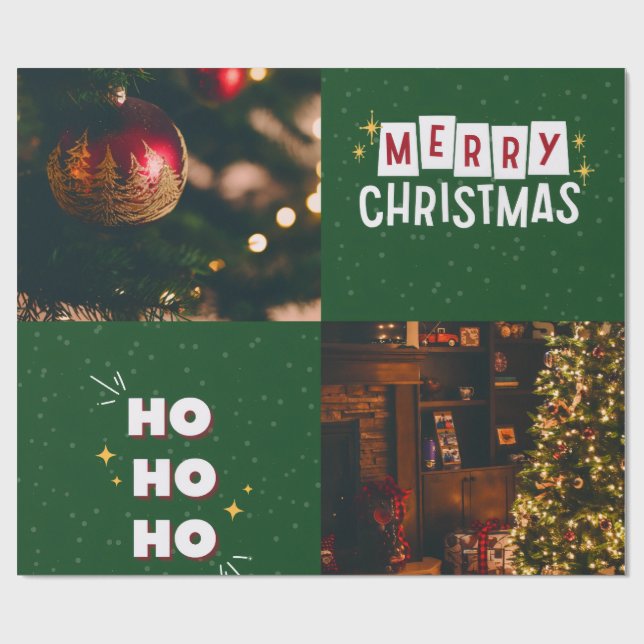 Papel De Regalo Ho ho ho ho ho (Superficie plana)