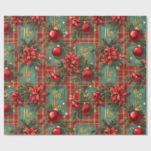 Papel De Regalo Ho-Ho-Ho, Navidad, Autor Natasha Nosotros
