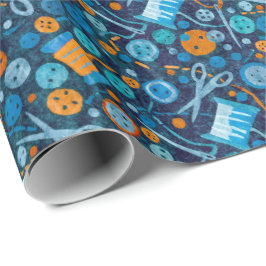 Papel De Regalo Hobby Hobby Coser artesanal Patrón de color de pap