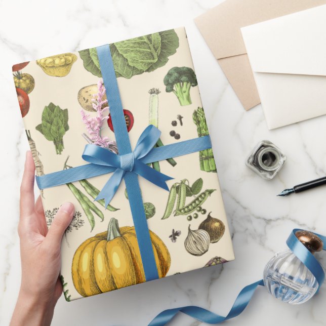 Papel De Regalo Hobby Vegetable Groing Gardening (Regalar)