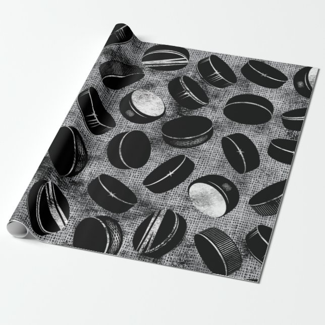 Papel De Regalo Hockey (Desenrollado)