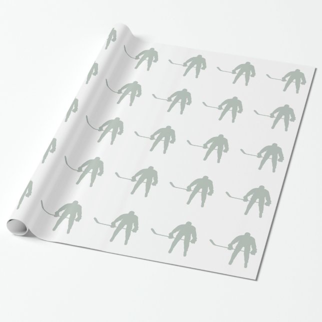 Papel De Regalo Hockey Ash Gray (Desenrollado)