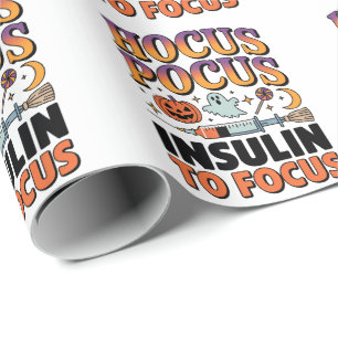 Papel De Regalo Hocus Pocus Necesito Insulina para Focar el Fantas