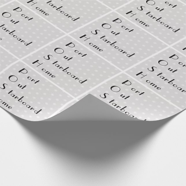 Papel De Regalo Hogar de salida de puerto POSH (Esquina)