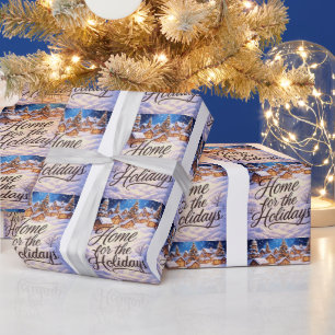 Papel De Regalo 'Hogar para las fiestas'