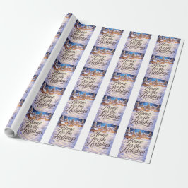 Papel De Regalo 'Hogar para las fiestas'