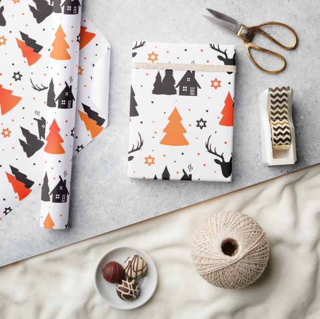 Papel De Regalo Hogar Para Las Vacaciones | NAVIDADES (Artesanía)